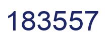 Number 183557 blue image