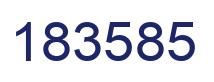 Número 183585 imagen azul