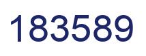 Number 183589 blue image