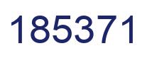 Number 185371 blue image