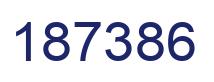 Número 187386 imagen azul