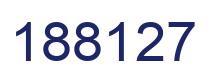 Number 188127 blue image