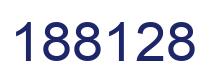 Number 188128 blue image