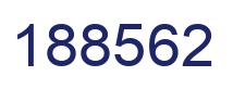 Number 188562 blue image