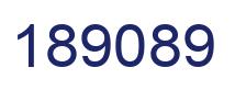 Number 189089 blue image