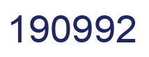 Number 190992 blue image