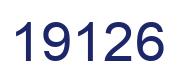 Number 19126 blue image
