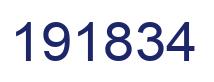 Number 191834 blue image