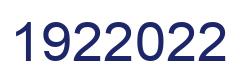 Number 1922022 blue image