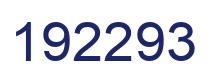 Number 192293 blue image