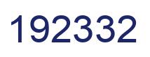 Number 192332 blue image
