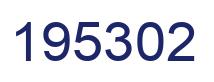 Número 195302 imagen azul