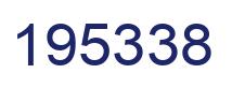 Number 195338 blue image