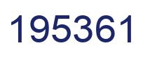 Número 195361 imagen azul