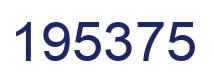 Número 195375 imagen azul