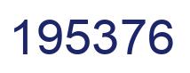 Número 195376 imagen azul