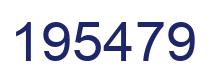 Número 195479 imagen azul