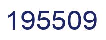 Number 195509 blue image