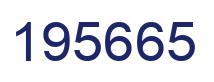 Número 195665 imagen azul