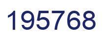 Número 195768 imagen azul