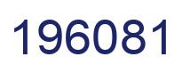 Number 196081 blue image
