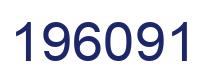 Number 196091 blue image