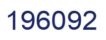 Number 196092 blue image