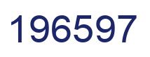 Número 196597 imagen azul