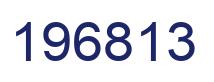 Number 196813 blue image