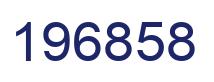 Number 196858 blue image
