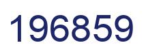 Number 196859 blue image