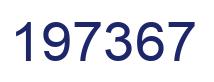 Number 197367 blue image