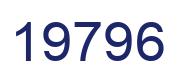 Número 19796 imagen azul
