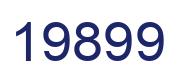 Number 19899 blue image