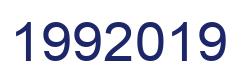 Number 1992019 blue image