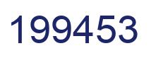 Number 199453 blue image