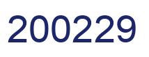 Number 200229 blue image