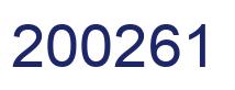 Number 200261 blue image