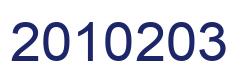 Number 2010203 blue image