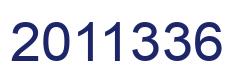 Number 2011336 blue image