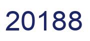 Number 20188 blue image