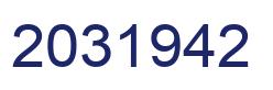 Número 2031942 imagen azul