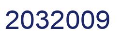 Number 2032009 blue image