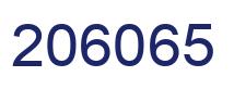 Número 206065 imagen azul