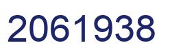 Number 2061938 blue image