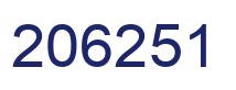 Número 206251 imagen azul
