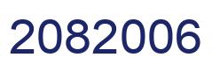 Number 2082006 blue image