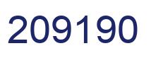 Número 209190 imagen azul