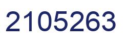 Number 2105263 blue image