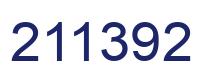Number 211392 blue image